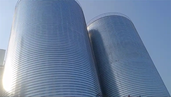 大石桥2座混凝土高架卷板仓