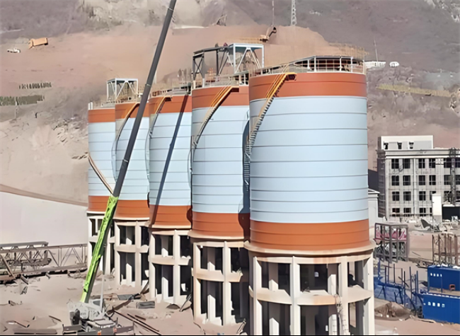 大石桥高架钢板仓